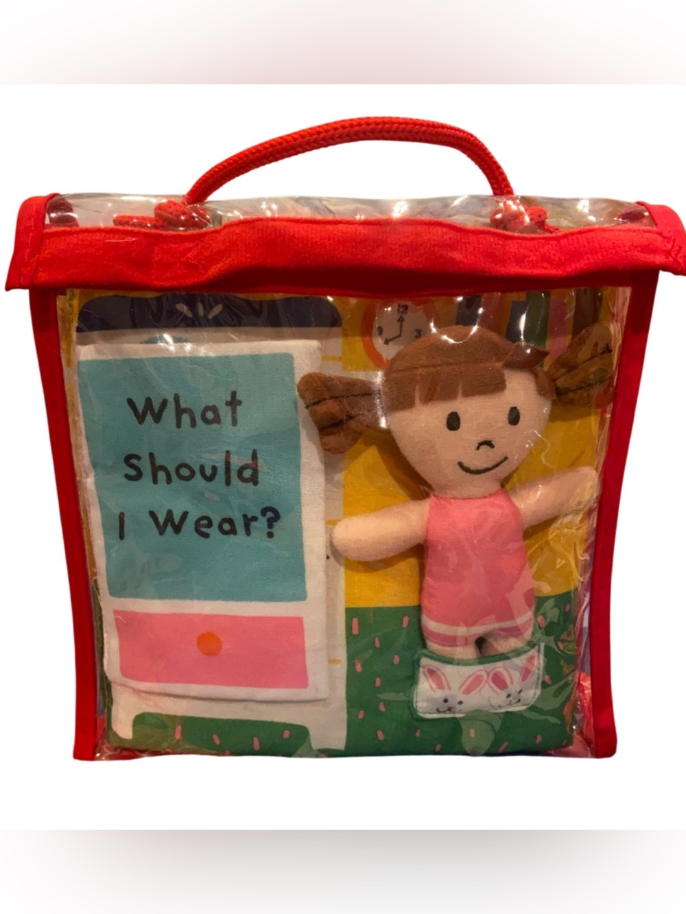 Melissa & Doug Soft Activity Baby Book – What Should I Wear? Interactive Fabric
